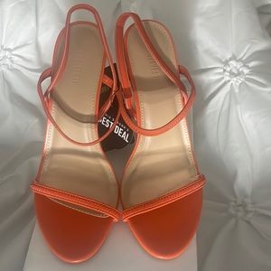 Orange heels